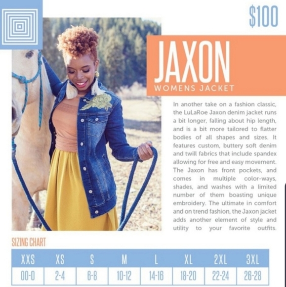 NWT Small LULAROE Jaxon denim JACKET White - Picture 4 of 4